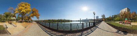панорамы Набережной в Донецке